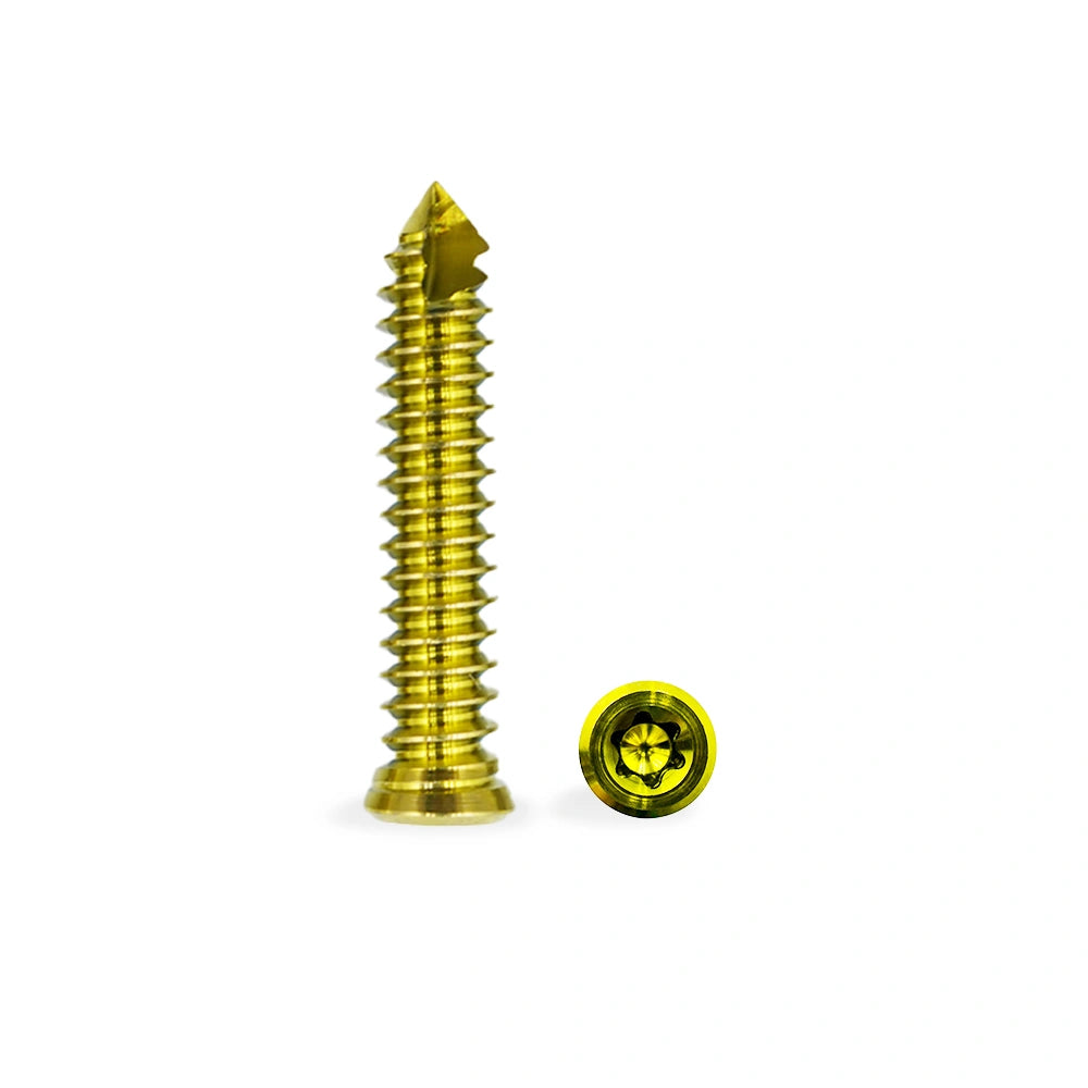 Veterinary Orthopedic Implant 4.0mm Stem Locking Screw for Small Animal Orthopaedics Surgery