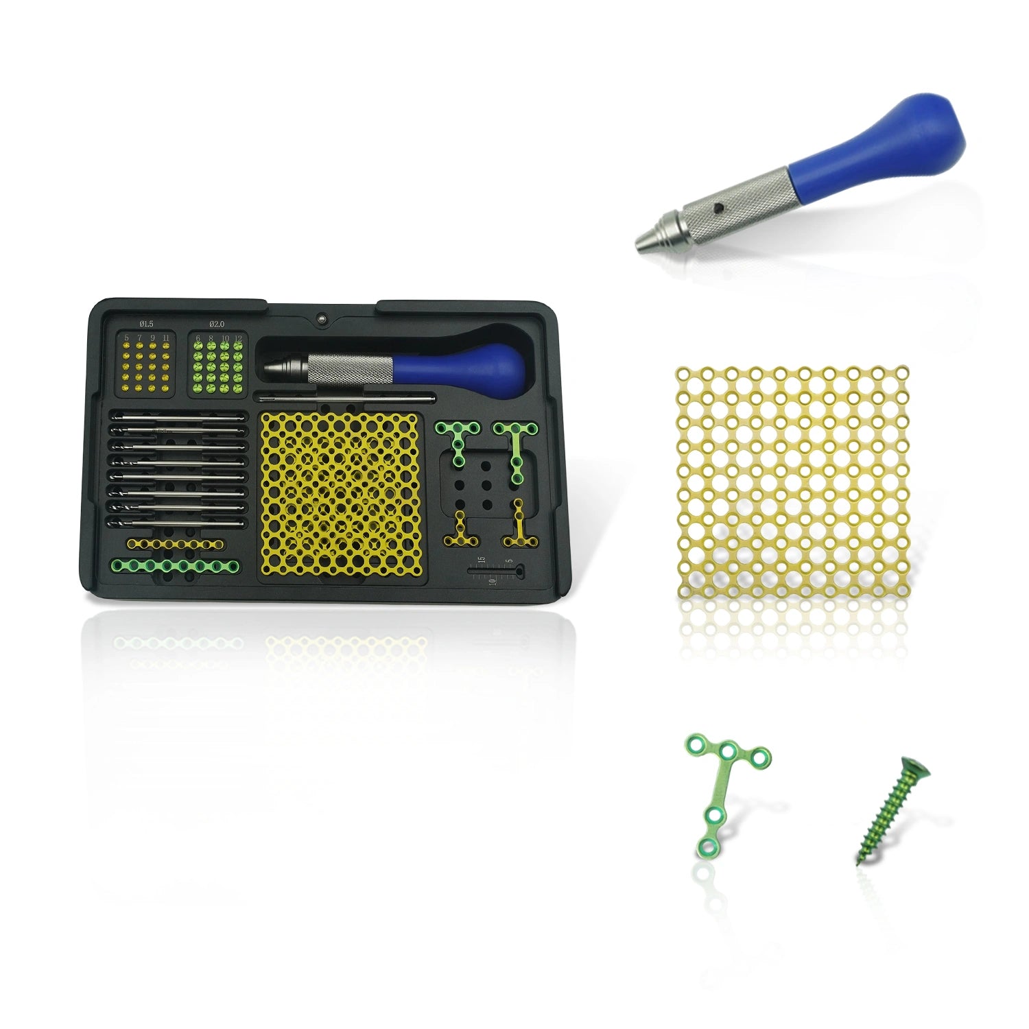 TC4 Veterinary CMF (Maxillofacial) Instrument Set for Minimally Invasive Surgery