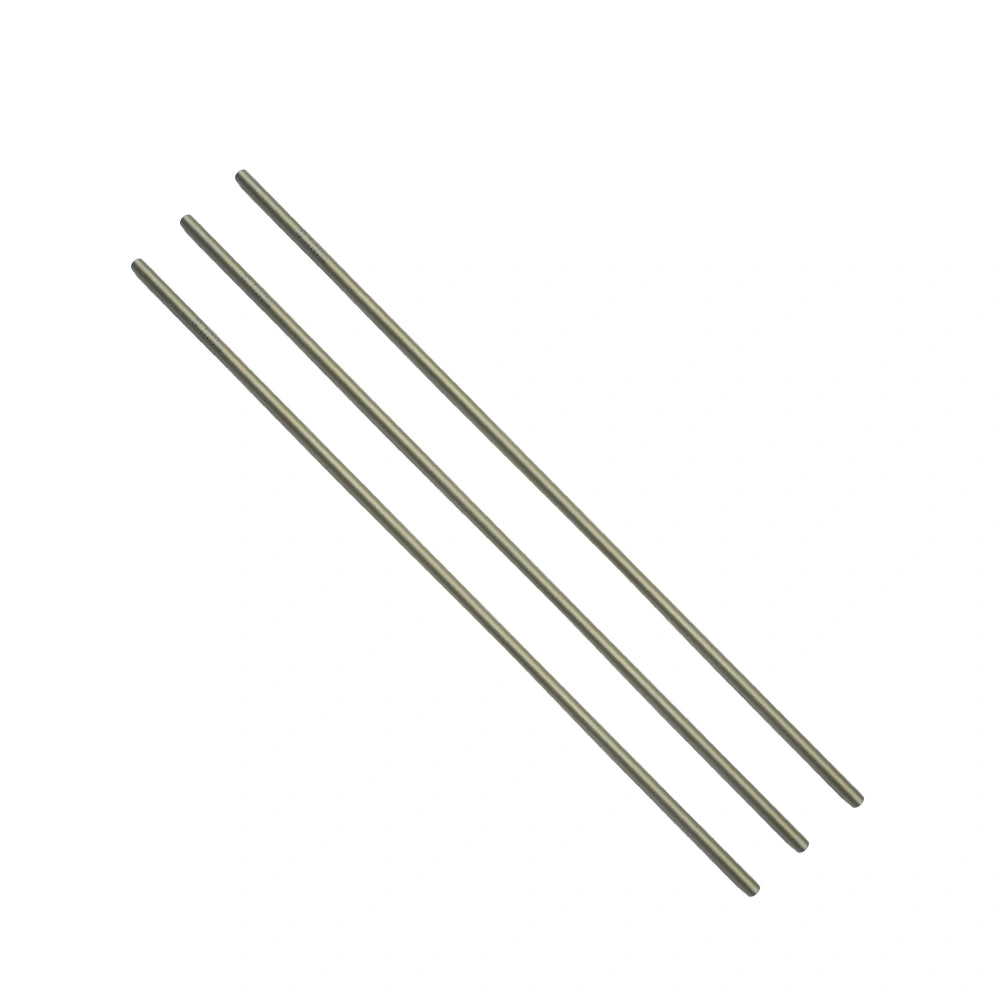 Veterinary Surgical Titanium Rods (Medical-Grade Titanium, 200mm)  Designed for Use with Spinal Screws