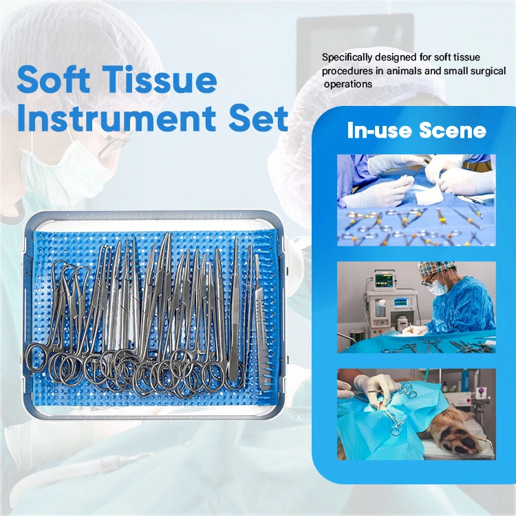 Veterinary Orthopedic & Soft Tissue Trauma Surgery Instrument Kit