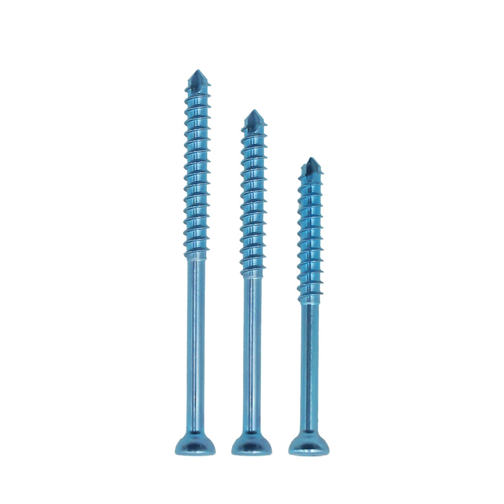 Vet φ2.5mm Partial-Thread Cancellous Titanium Screw for Veterinary Orthopedic Implants