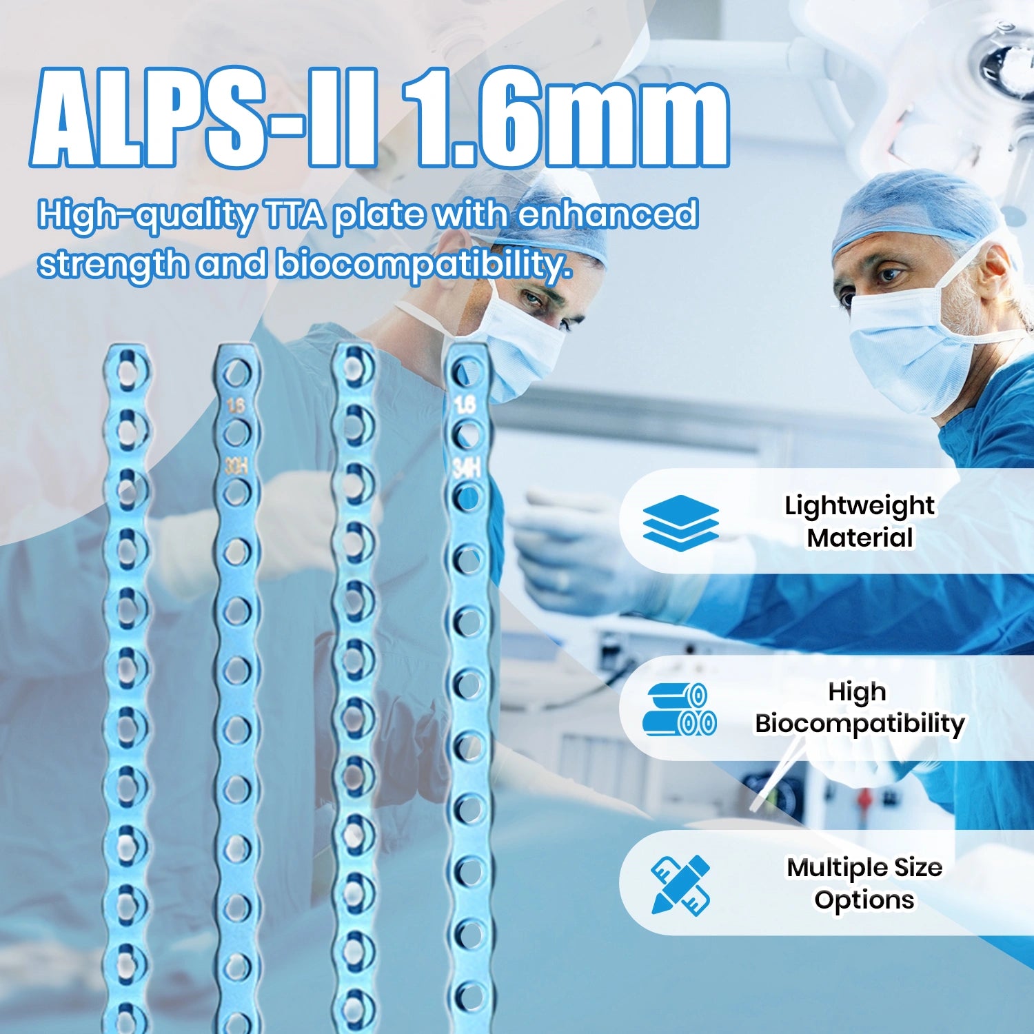 Best Sale Veterinary Orthopedic Surgery Bone Implants 2.4mm ALPS-II Locking Plate