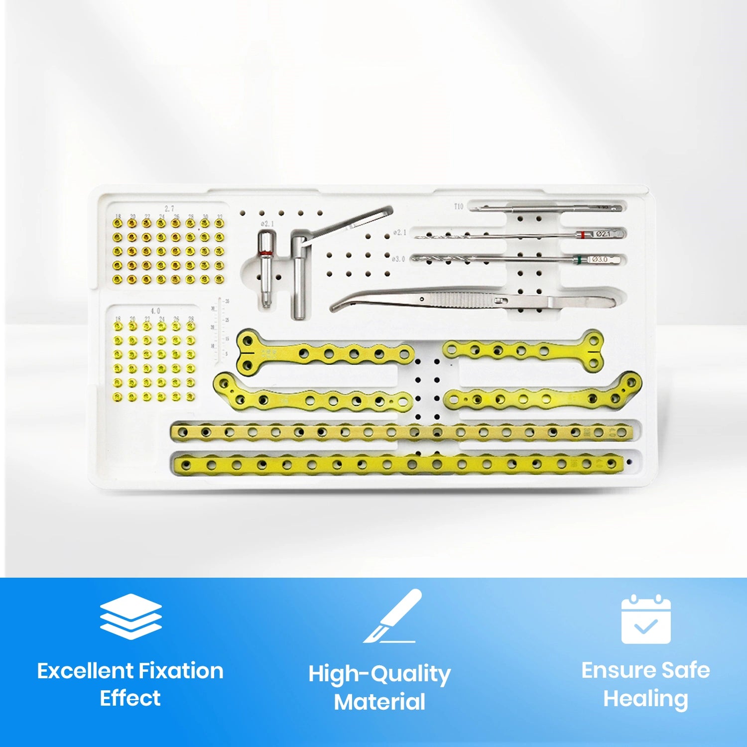 Veterinary Bone Plating System 4.0mm ALPS Advanced Locking Plate Instrument Set
