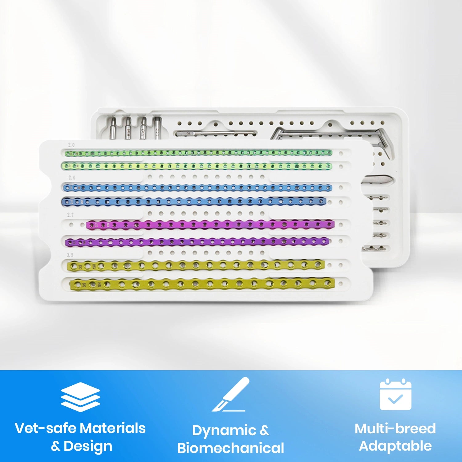 Animal Orthopedic Surgical Packs Veterinary AO Alps Plate for Bone Instrument Set