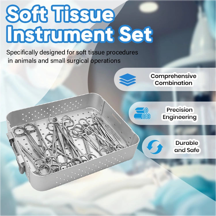 Veterinary Orthopedic & Soft Tissue Trauma Surgery Instrument Kit