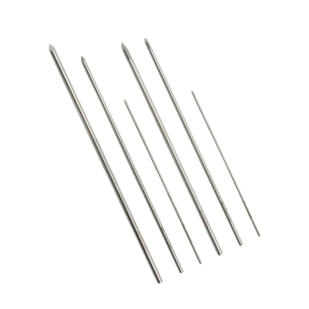 Veterinary Threaded Needle – Standard & Middle-Section for Dog External Fixator Surgery