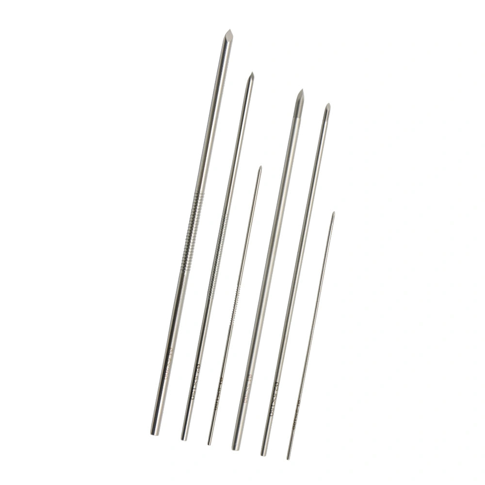 Veterinary Threaded Needle – Standard & Middle-Section for Dog External Fixator Surgery