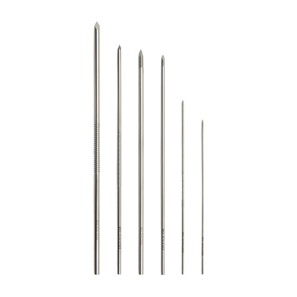 Veterinary Threaded Needle – Standard & Middle-Section for Dog External Fixator Surgery