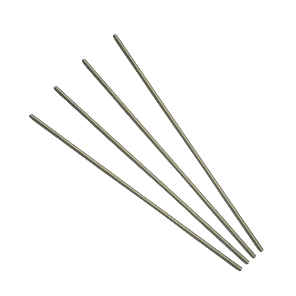 Veterinary Surgical Titanium Rods (Medical-Grade Titanium, 200mm)  Designed for Use with Spinal Screws