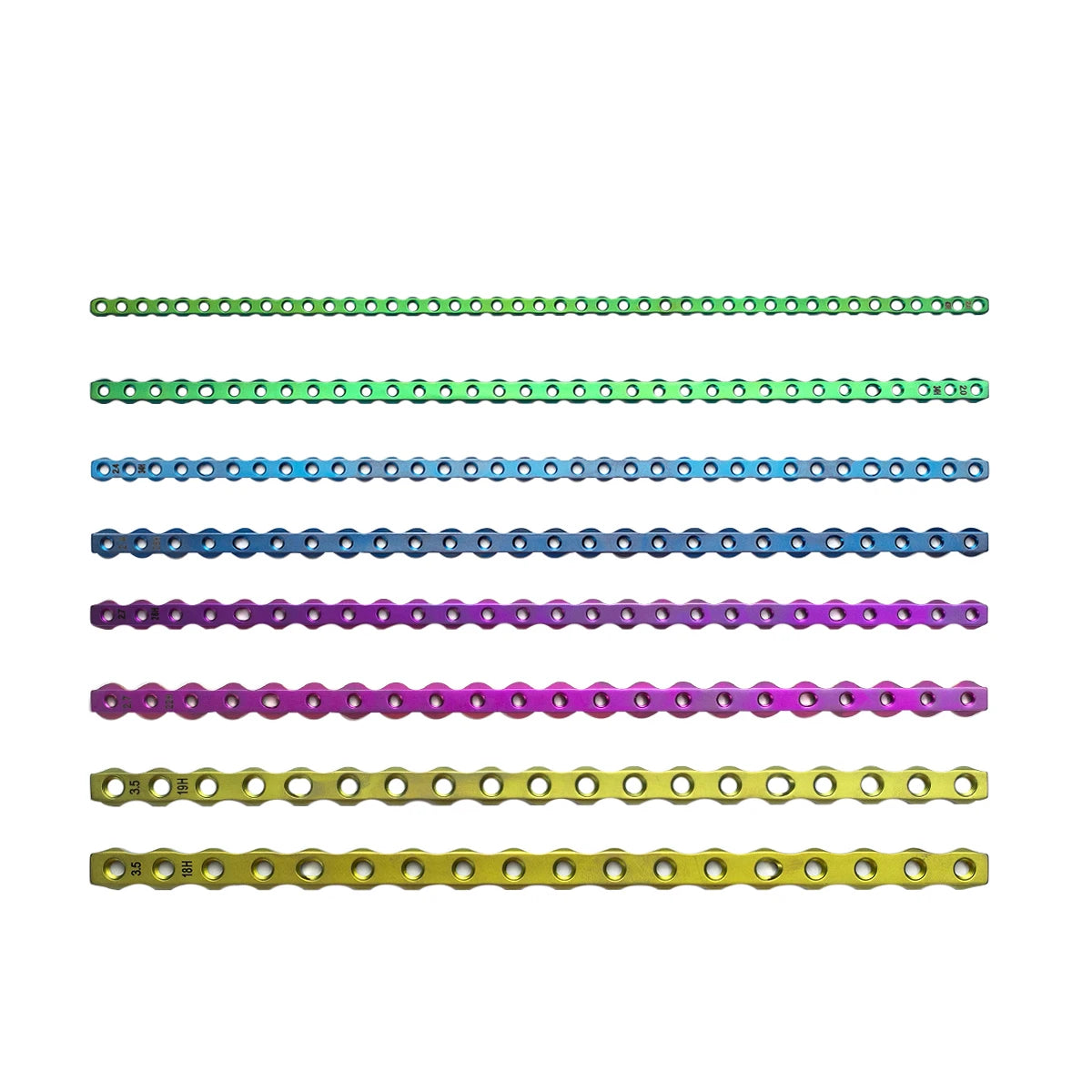 Veterinary AO Orthopedic Implants Titanium Reconstruction Locking Plate 2.0mm