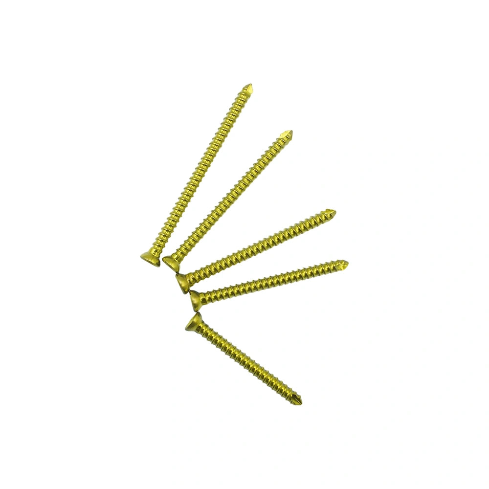 Veterinary 2.4mm Diameter Cortical Self-Tapping Screw  in 10mm 18mm and 32mm Lengths