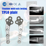 2.0mm Titanium Multi-Axial Locking TPLO Plate for Tibial Plateau Leveling in Small & Large Dogs