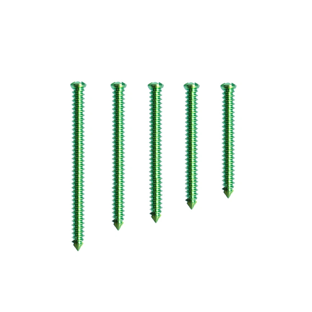 Veterinary Titanium Alloy 1.6mm Stem Locking Screw for Veterinary Orthopedic Surgery