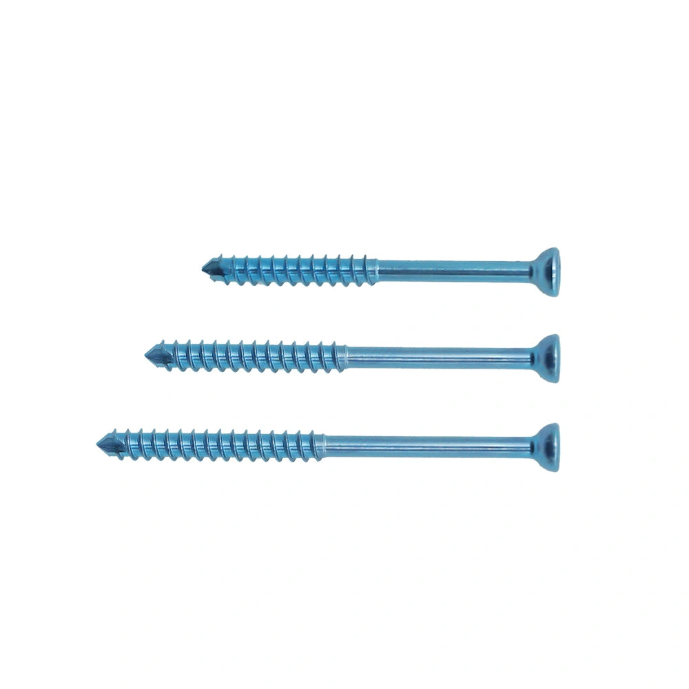 Vet φ2.5mm Partial-Thread Cancellous Titanium Screw for Veterinary Orthopedic Implants