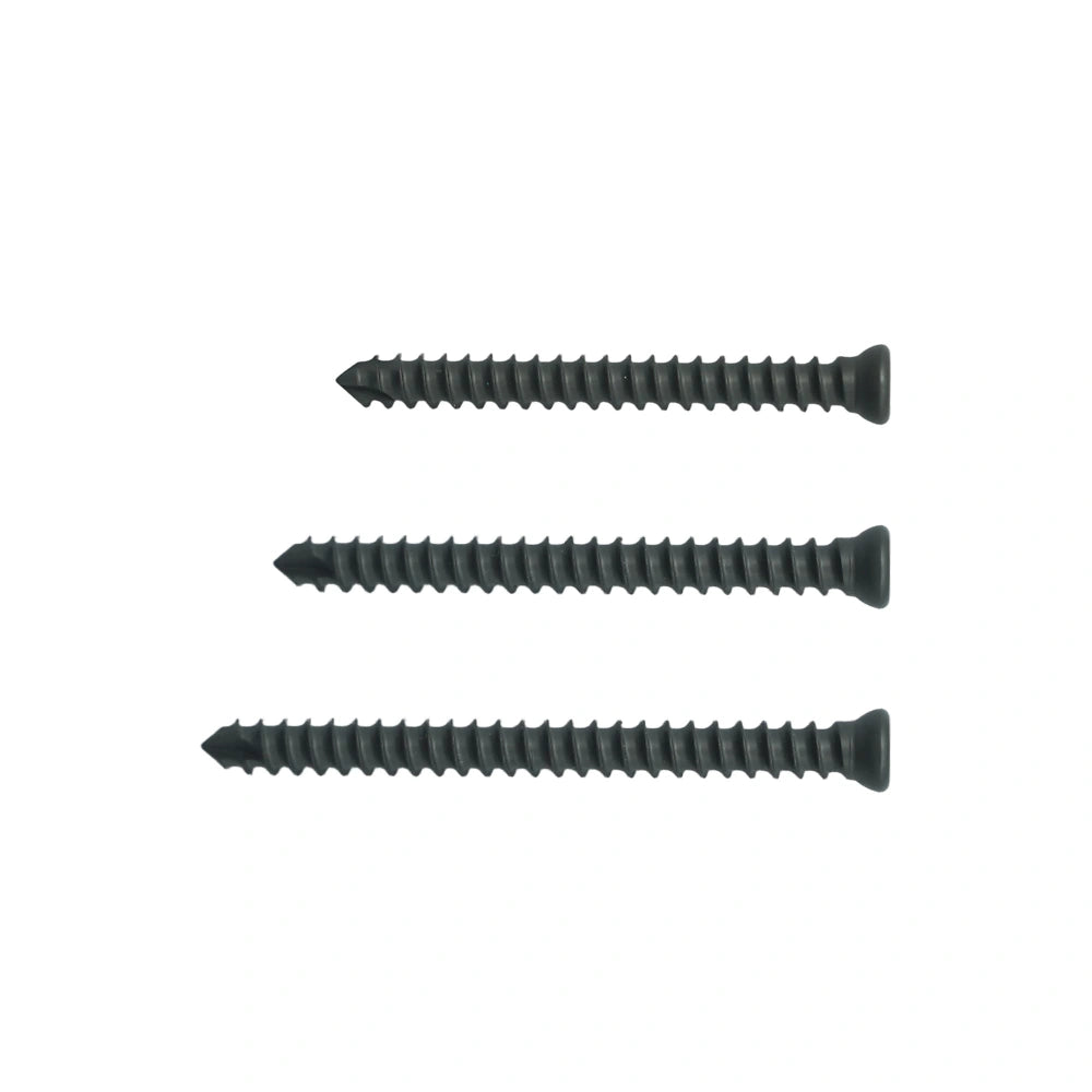 Veterinary 3.0mm Full-Thread Cancellous Titanium Screw for Small Animal Orthopedics
