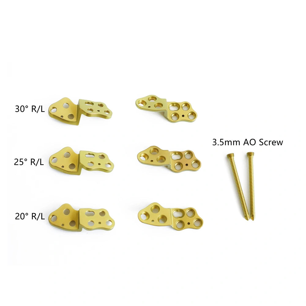 Veterinary 3.5mm Titanium AO-Compatible DPO Locking Plate for Double Pelvic Osteotomy in Medium & Large Dogs