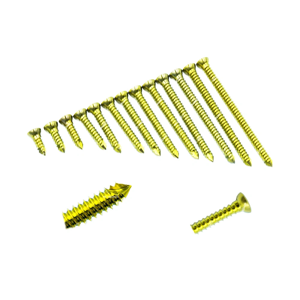 Veterinary Advanced Cortical Screw Implant for Small Animal Knee Stabilization