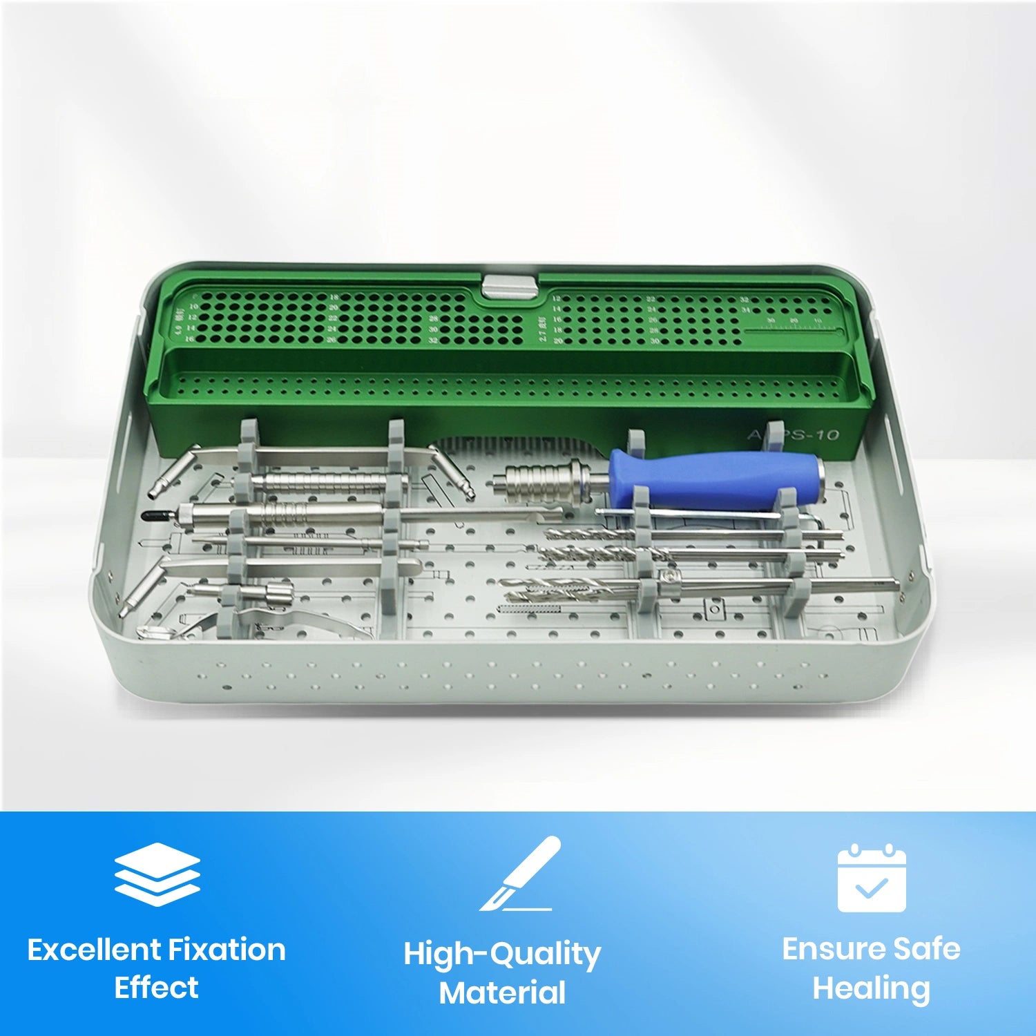 Veterinary 4.0mm Surgical Instrument Set Precision Tools Large Dog Clinical Use