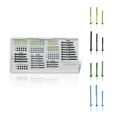Animal Orthopaedics Cancellous Screw Set for Precision Veterinary Fracture Repair