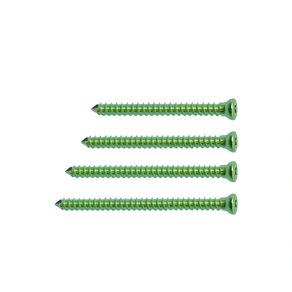 Veterinary Full-Threaded Cancellous Titanium Screw φ2.0mm for Orthopedic Use