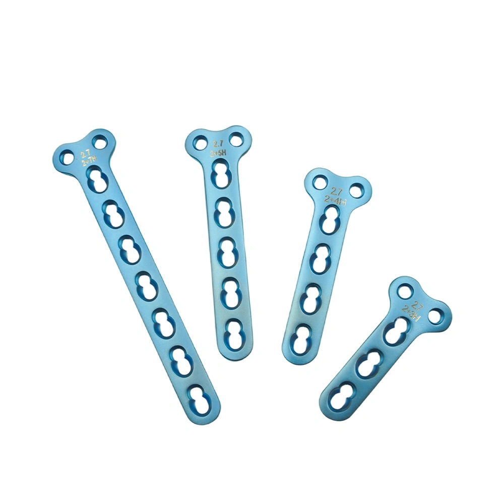 Veterinary Titanium Safety Locking T-Plates 2.7 mm (3–7 Hole) for Orthopedic Surgery