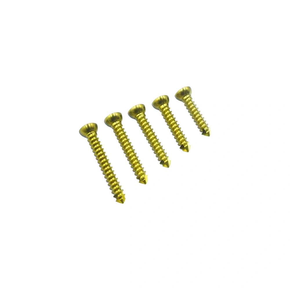 Veterinary Orthopedic 3.5mm Titanium Cortical Screw Optimized for Large Breed Canine Fracture Repair and TPLO Adjunct Fixation