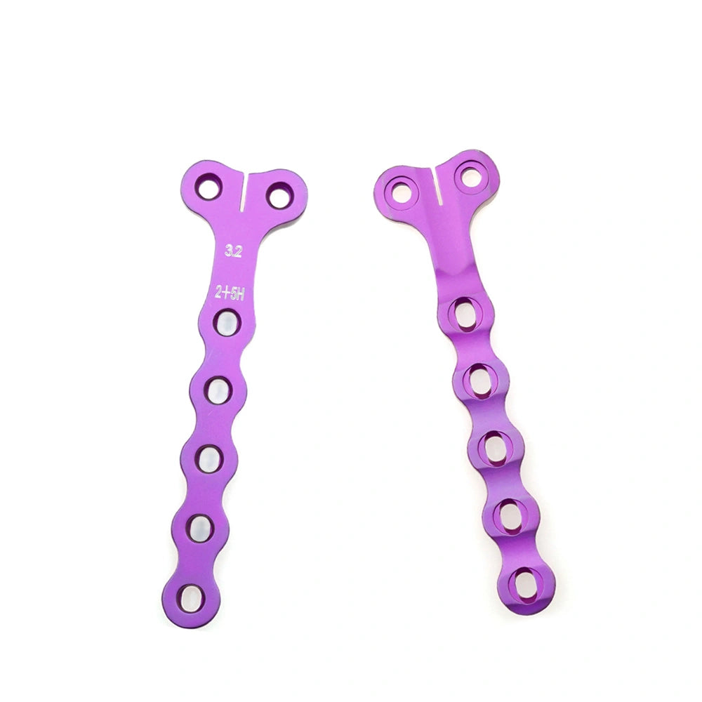 Veterinary Orthopedic Implant 3.2mm T-Type Locking Plate Made with Biocompatible Titanium