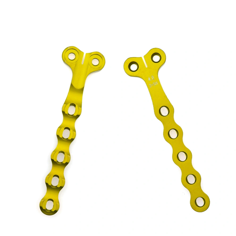 Veterinary Orthopedic Implant 4.0mm T-Type Titanium Locking Plate for ALPS Animal Fracture Surgery