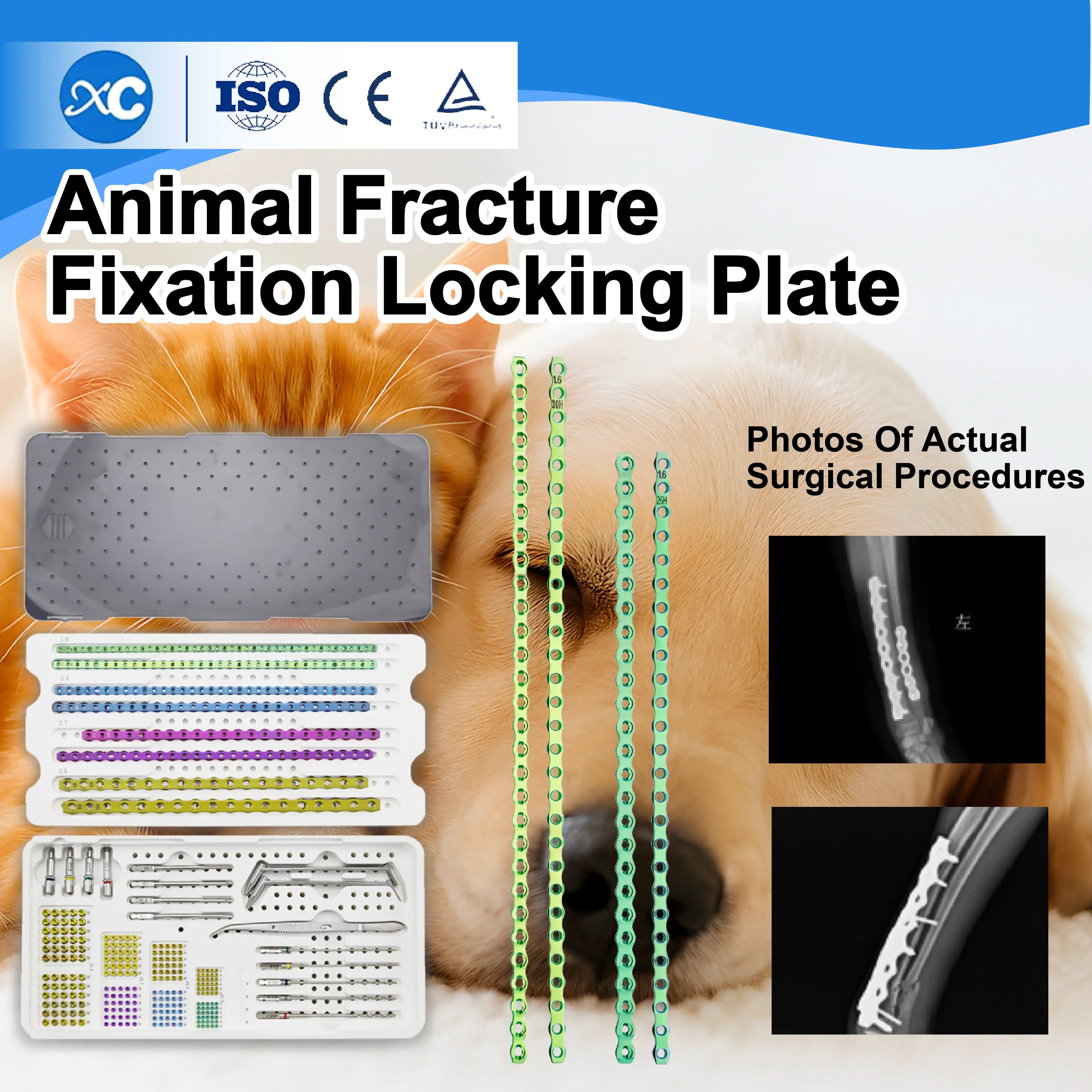 1.6mm Titanium ALPS Bone Plate for Fracture Fixation