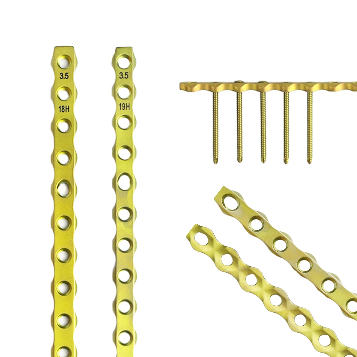 Veterinary AO-ALPS 3.5mm Reconstruction With Combiholes Titanium Orthopedic Implants - xcvet.com