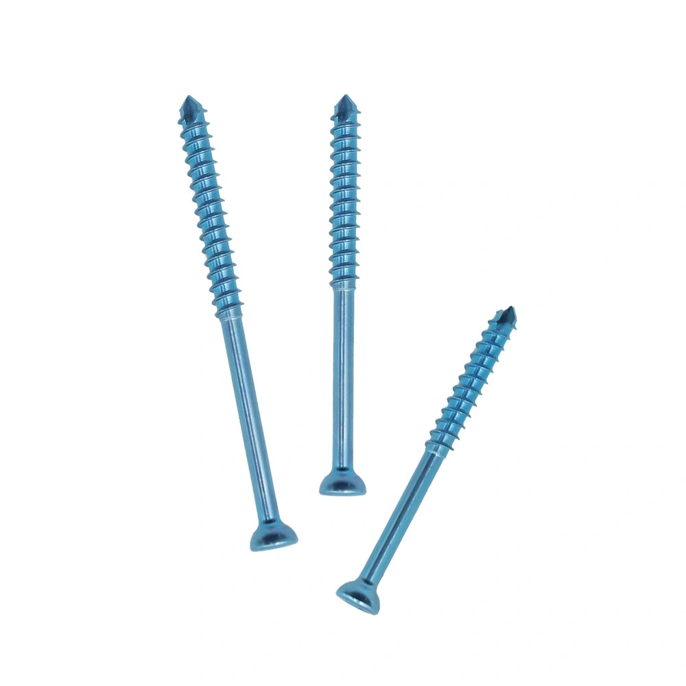 Vet φ2.5mm Partial-Thread Cancellous Titanium Screw for Veterinary Orthopedic Implants