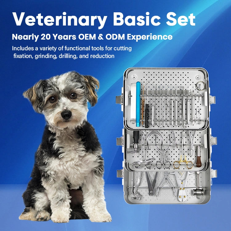 Veterinary Trauma Surgery Basic Set  Student Starter Set Premium Stainless Steel