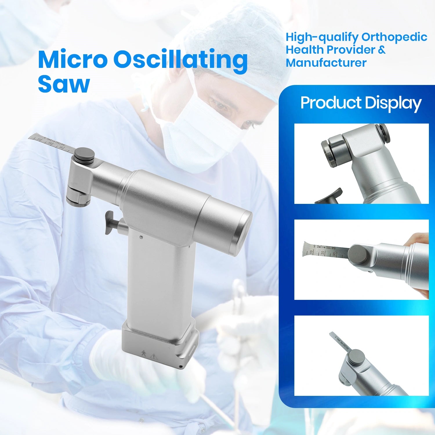 Veterinary Orthopedic Micro Oscillating Saw 7.2V Power Bone Cutting Tool