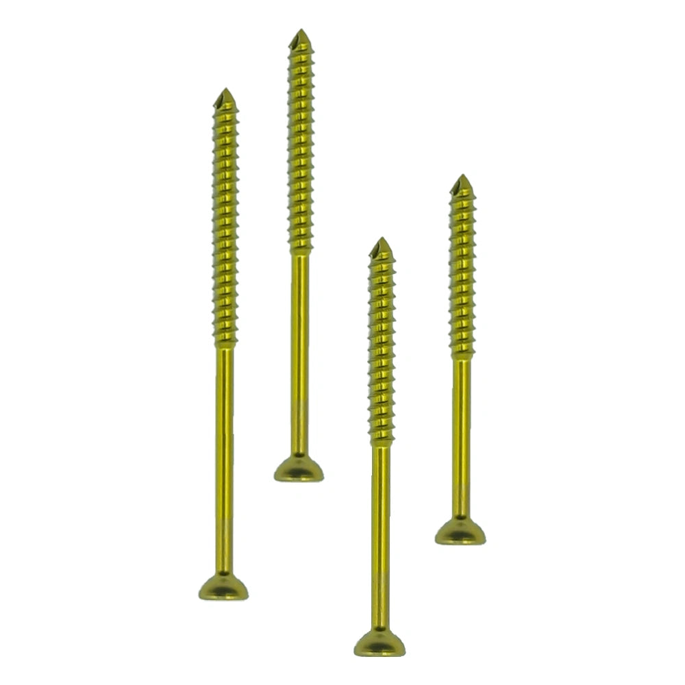 Orthopedic Veterinary φ1.5mm Partial-Thread Cancellous Titanium Screw for Veterinary Orthopedic Implants