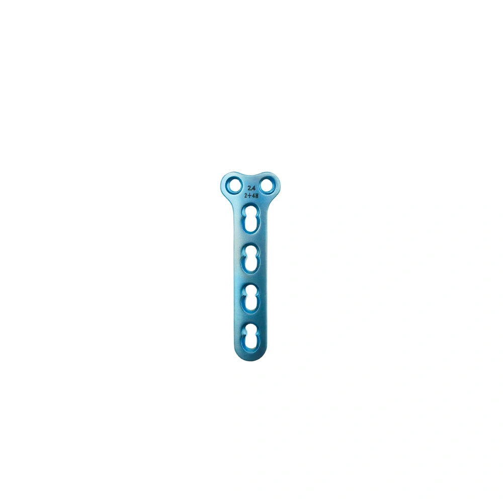 2.4mm Veterinary Orthopedic T LCP Locking Plate with 2 Holes in Head