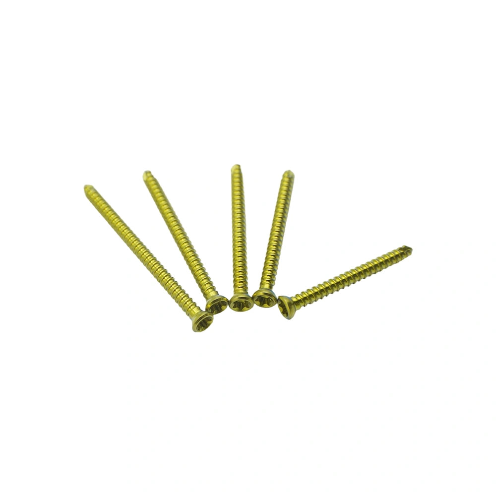 Veterinary 2.4mm Diameter Cortical Self-Tapping Screw  in 10mm 18mm and 32mm Lengths