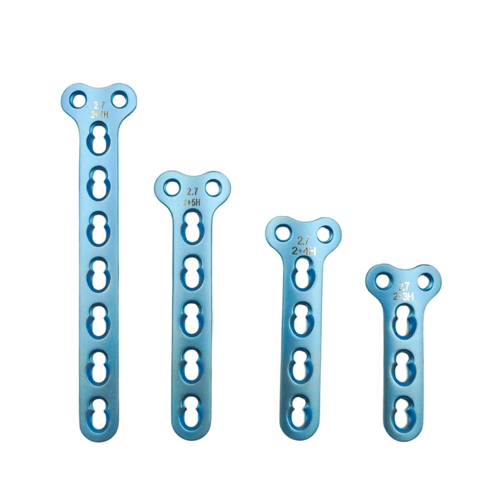 Veterinary Titanium Safety Locking T-Plates 2.7 mm (3–7 Hole) for Orthopedic Surgery