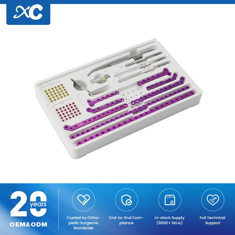 XC VET 3.2mm ALPS Veterinary Titanium Instrument Set Best Veterinary Bone Plate Brands