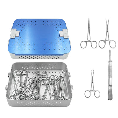Veterinary Orthopedic and Soft Tissue Surgical Instrument Set for Small Animal Procedures
