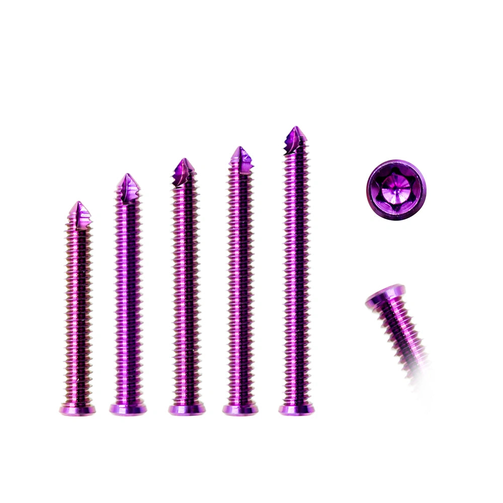 3.2mm Veterinary Stem Locking Screw for Dog Orthopedic Surgery and Bone Repair