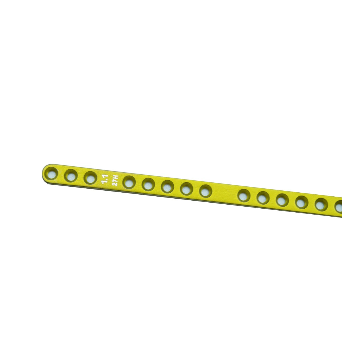 1.1mm Titanium Neutral Cuttable Plate 27 holes Titanium Animal Limb Bone Plate
