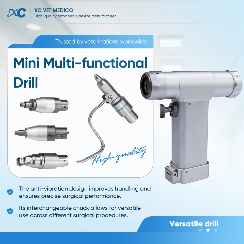 110-220V Mini Electric Veterinary Orthopedic Drill for Trauma and Bone Surgery