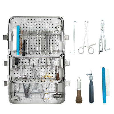 Veterinary Trauma Surgery Basic Orthopedic Instrument Set with Premium-Grade Stainless Steel Instruments