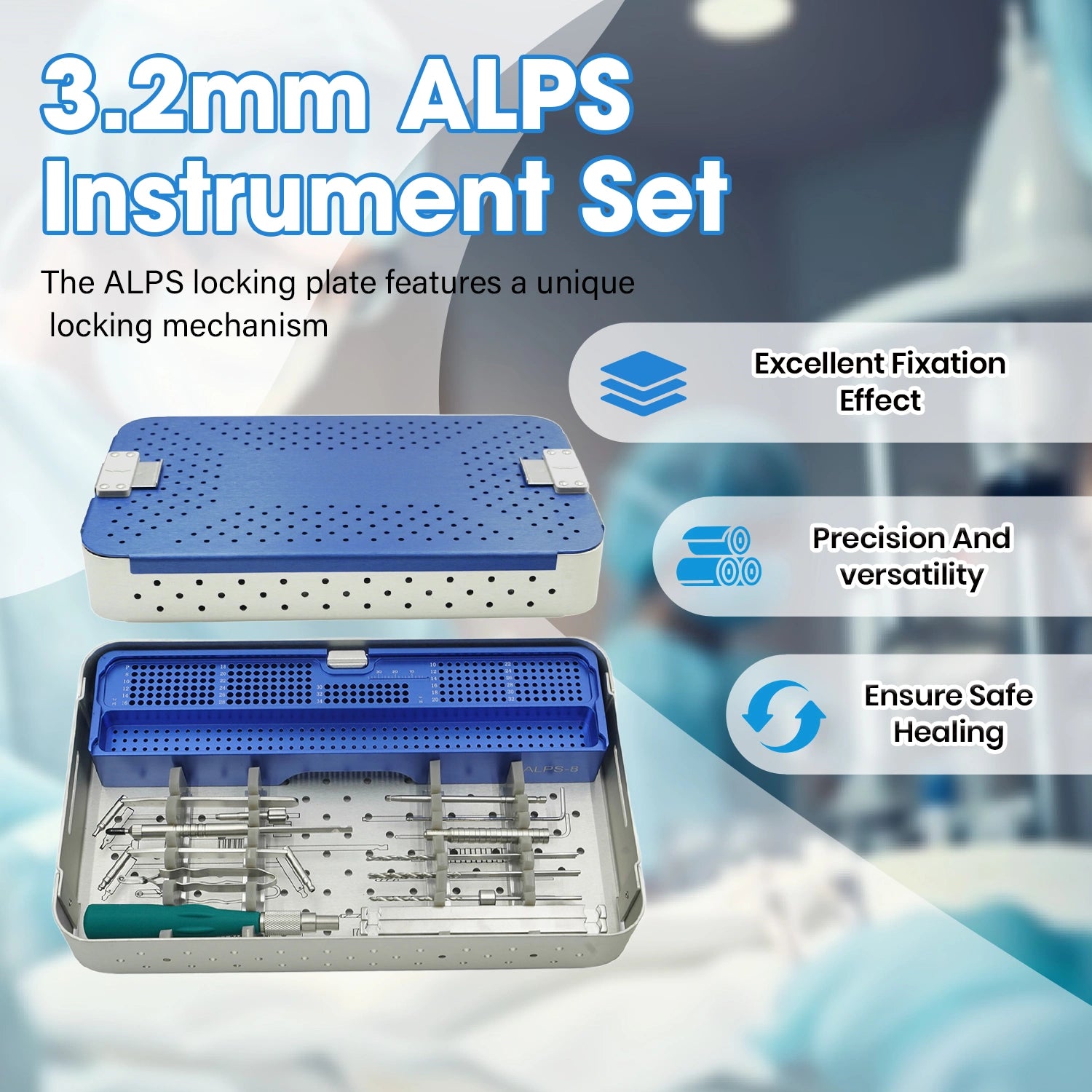 3.2mm Veterinary Orthopedic Surgery Instrument Set without Implant