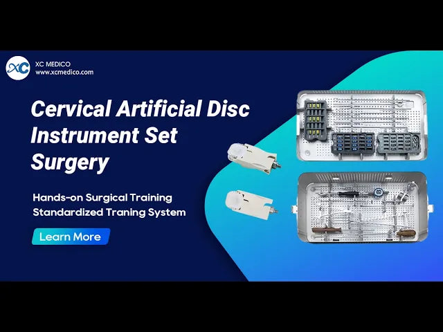 Artificial Cervical Disc Instrument Set Demo: Motion Preservation Surgery | XC Medico