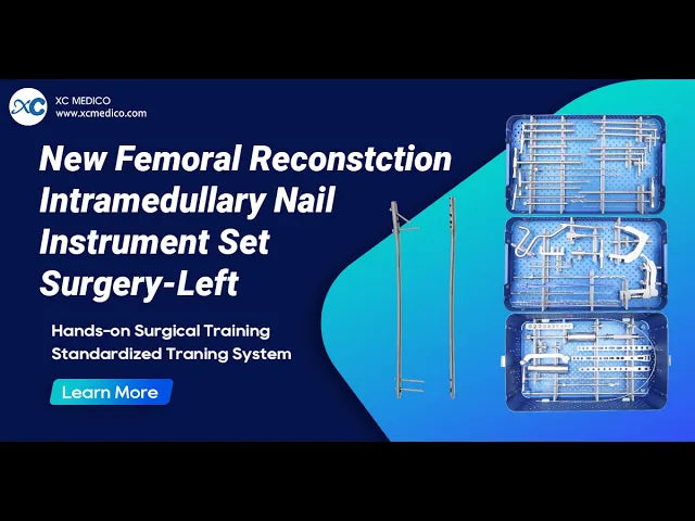 New Femoral Reconstction Intramedullary Nail Instrument Set-left