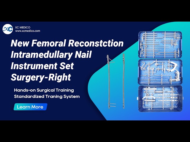 New Femoral Reconstction Intramedullary Nail Instrument Set -Right