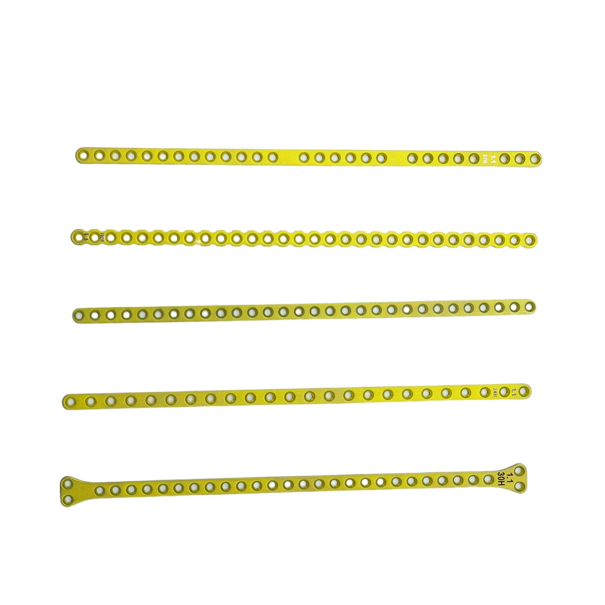 Small Animal Orthopedic Implants 1.1mm Titanium Straight Cuttable Plate