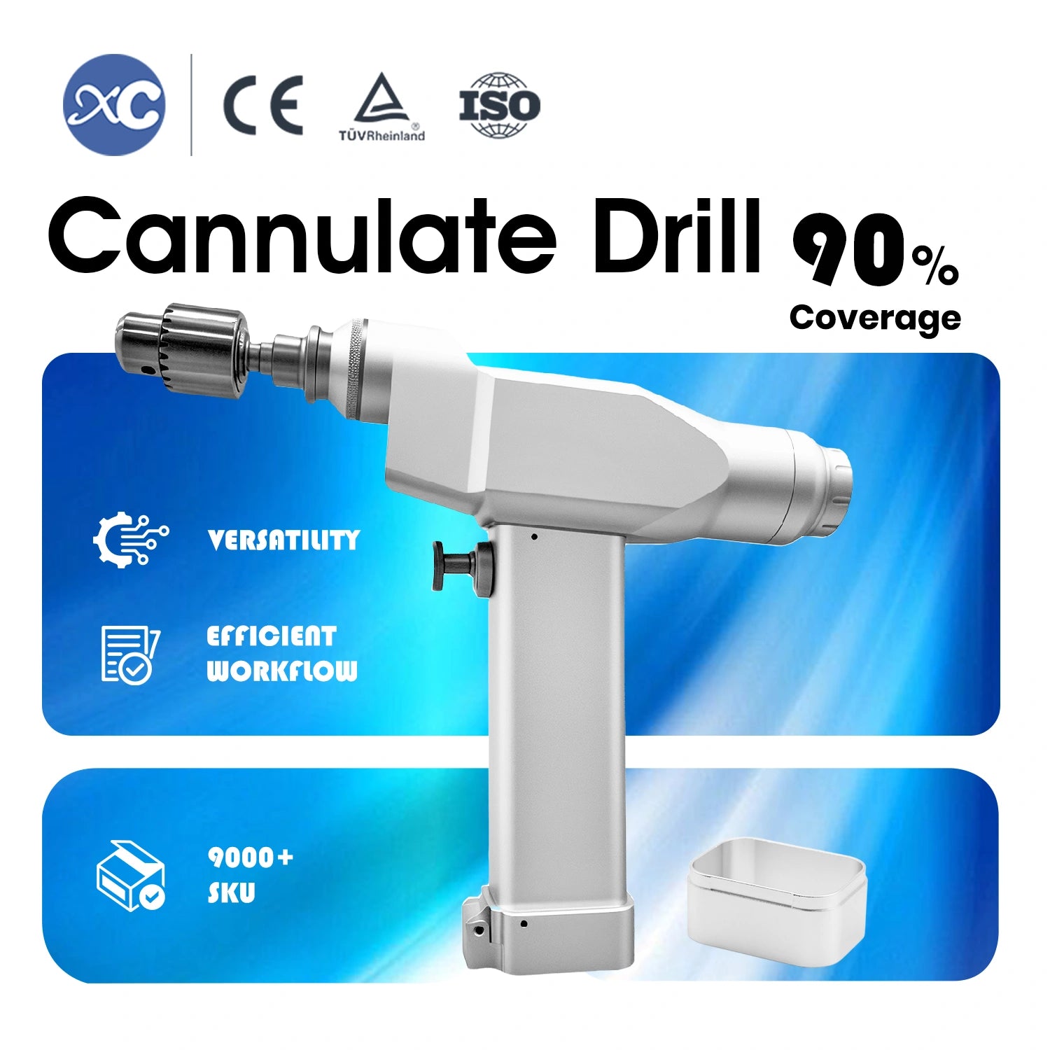 Veterinary Orthopedic Micro Cannulated Drill Mini Bone Trauma Electric Drill