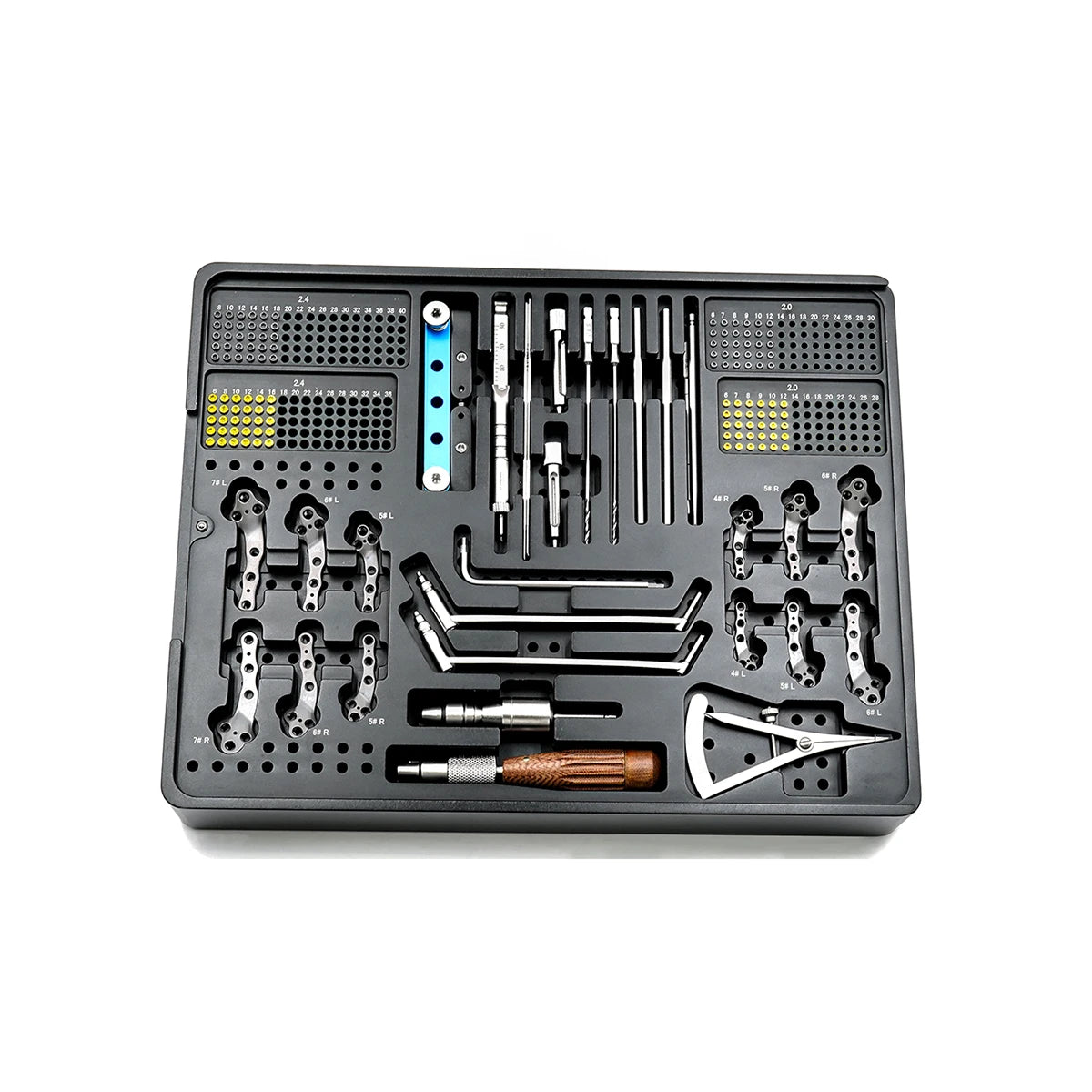 Tplo Veterinary Surgical Instrument Box 2.0/2.4mm Multi-axial Locking Implant Set